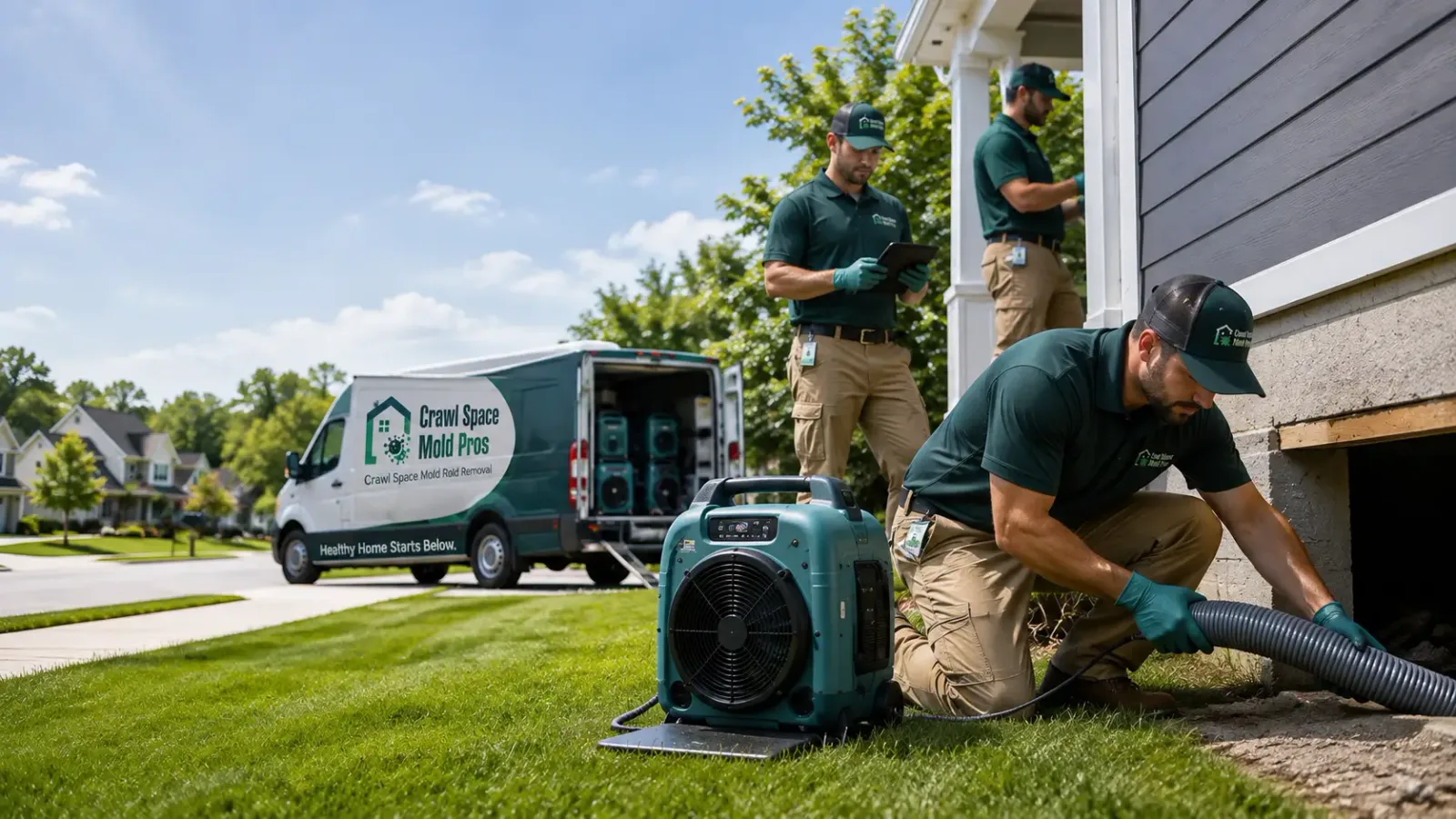 Crawl Space Mold Removal in Verdigre, NE